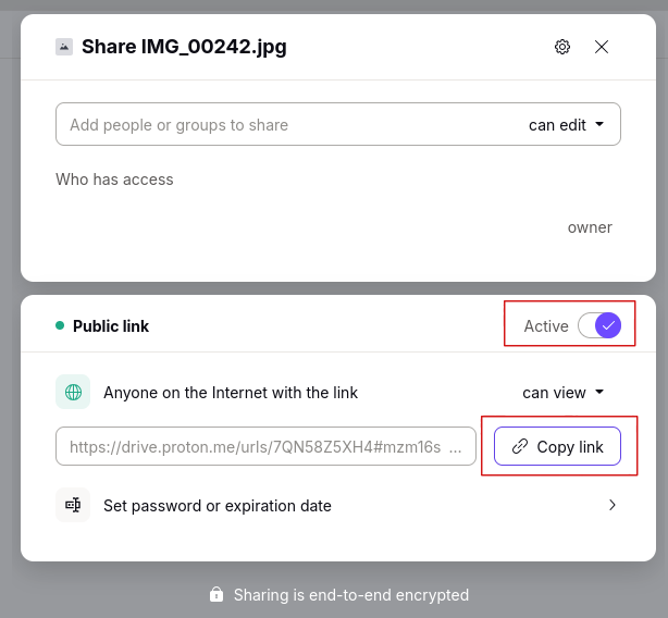 How to get your shareable link